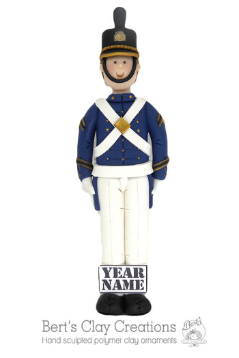 VMI Military Ornament - Bert's Clay Creations